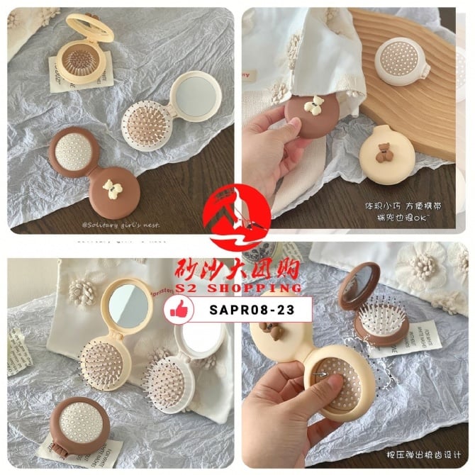 SAPR08-23~卡通折叠按摩梳 Cartoon Folding Massage Comb