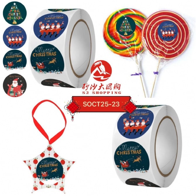 SOCT25-23 ~ 圣诞主题贴纸 Christmas-Themed Stickers
