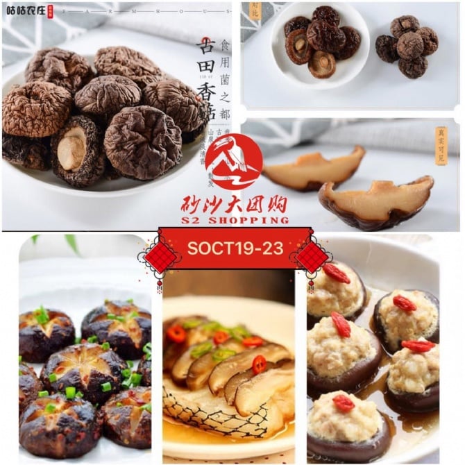 SNOV19-23~  香菇 Mushrooms EXPIRED DATE 8/12/2024