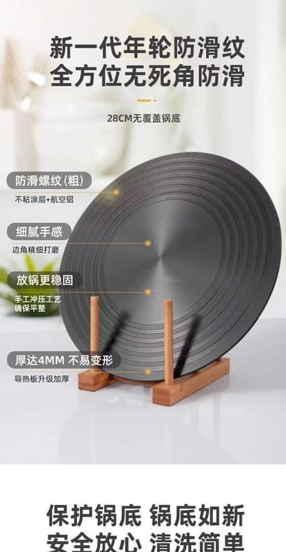 SR168 煤气灶导热板（24CM）HEAT CONDUCTION PLATE (24CM)