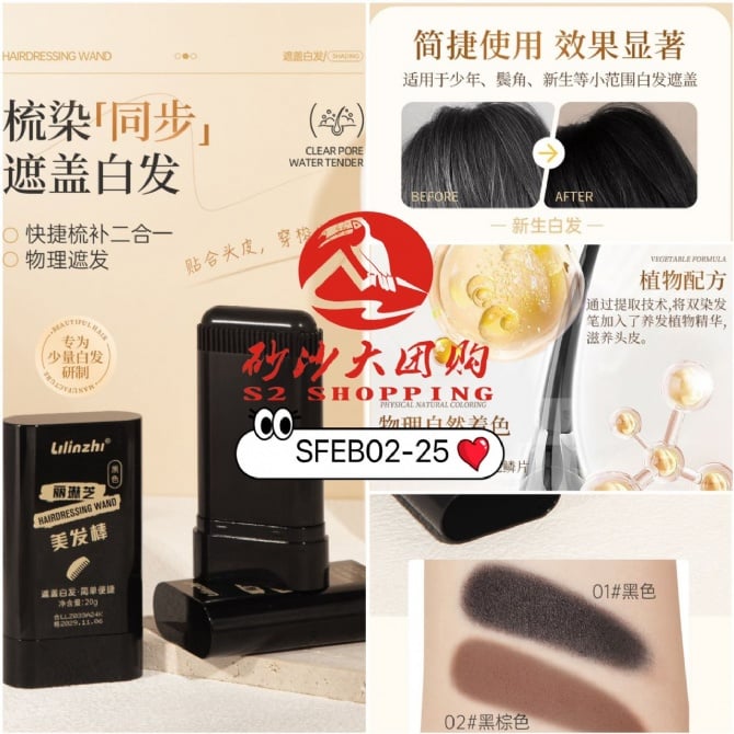 SFEB02-25 ~ 美发棒 Hair stick