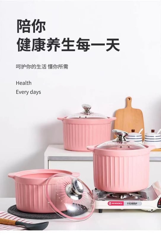 SR046 时代感韩式砂锅（5L) CASSEROLE (5L)