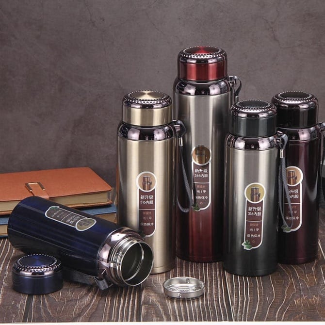 SR171 ~ 316不锈钢真空保温杯 316 Stainless Steel Vacuum Cup (1000ML)