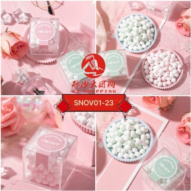 SNOV01-23F ~ 口香接吻糖 Chewing Kissing Candy ( EXP : 21/11/2025 ) (FREE 1 BOX SPEND UPON >RM100)