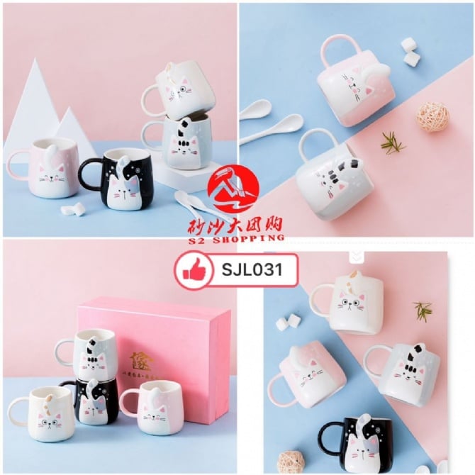 SJL031 猫咪马克杯 CAT MUG