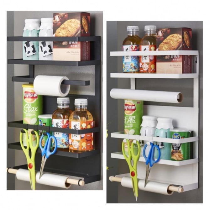 SR034 多功能磁吸冰箱置物架 MAGNETIC REFRIGERATOR SHELF