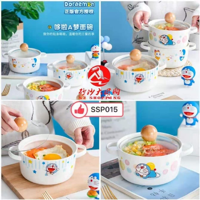 SSP015 哆啦A梦陶瓷泡面碗 DOREAMON CERAMIC INSTANT NOODLE BOWL