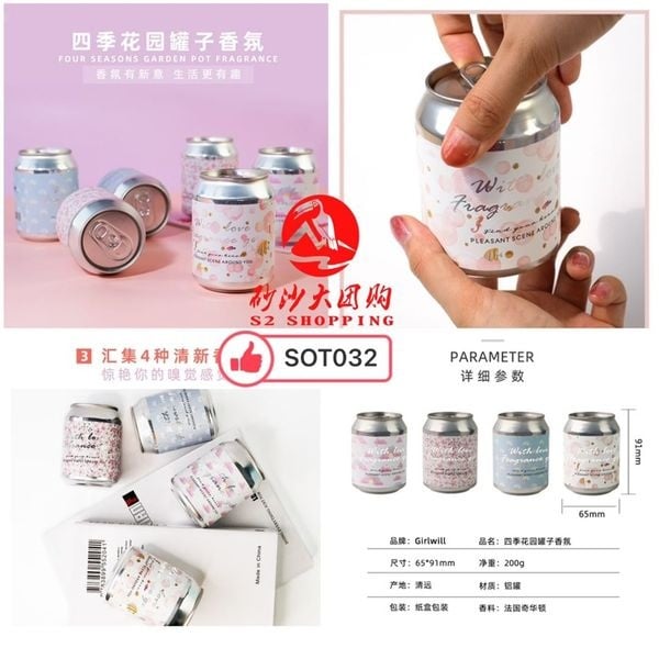 SOT032 四季花园罐子香氛 FOUR SEASONS GARDEN POT FRAGRANCE (FREE 1BOX UPON SPEND > RM200)