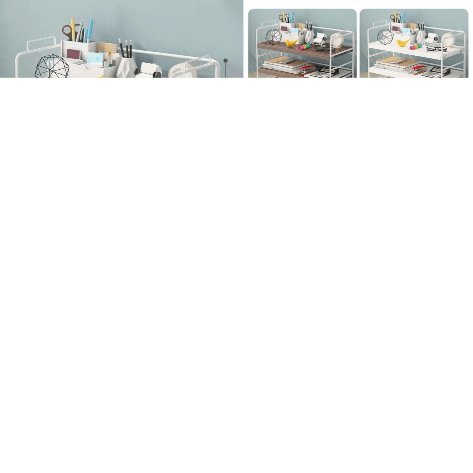 SMAY21-22～铁艺简易桌面置物架 (单层)