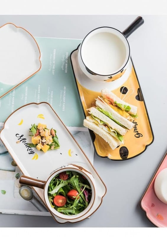 SR075 可爱早餐陶瓷创意套装 CUTE BREAKFAST PLATE SET
