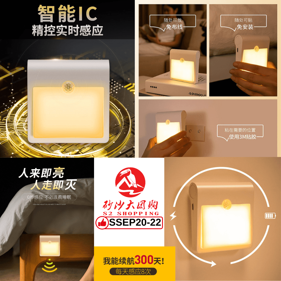 SSEP20-22 ~ 智能人体感应灯 Human Body Sensor Light